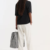 ROHE - Cropped wide leg trousers | off white