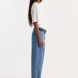 ROHE - Turn - up baggy denim | heritage blue