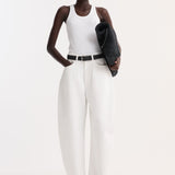 ROHE - High - waist sculptural denim | optic white