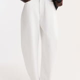 ROHE - High - waist sculptural denim | optic white