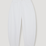 ROHE - High - waist sculptural denim | optic white