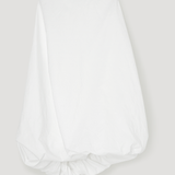 ROHE - Twisted crushed cotton skirt | optic white