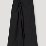 ROHE - Sarong textured skirt | black