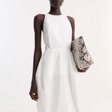 ROHE - Sculptural poplin dress | optic white
