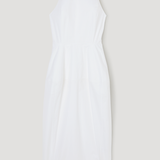 ROHE - Sculptural poplin dress | optic white