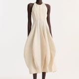 ROHE - Open back tulip dress | butter