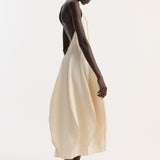 ROHE - Open back tulip dress | butter