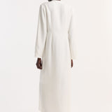 ROHE - Pankou closure silk dress | cream