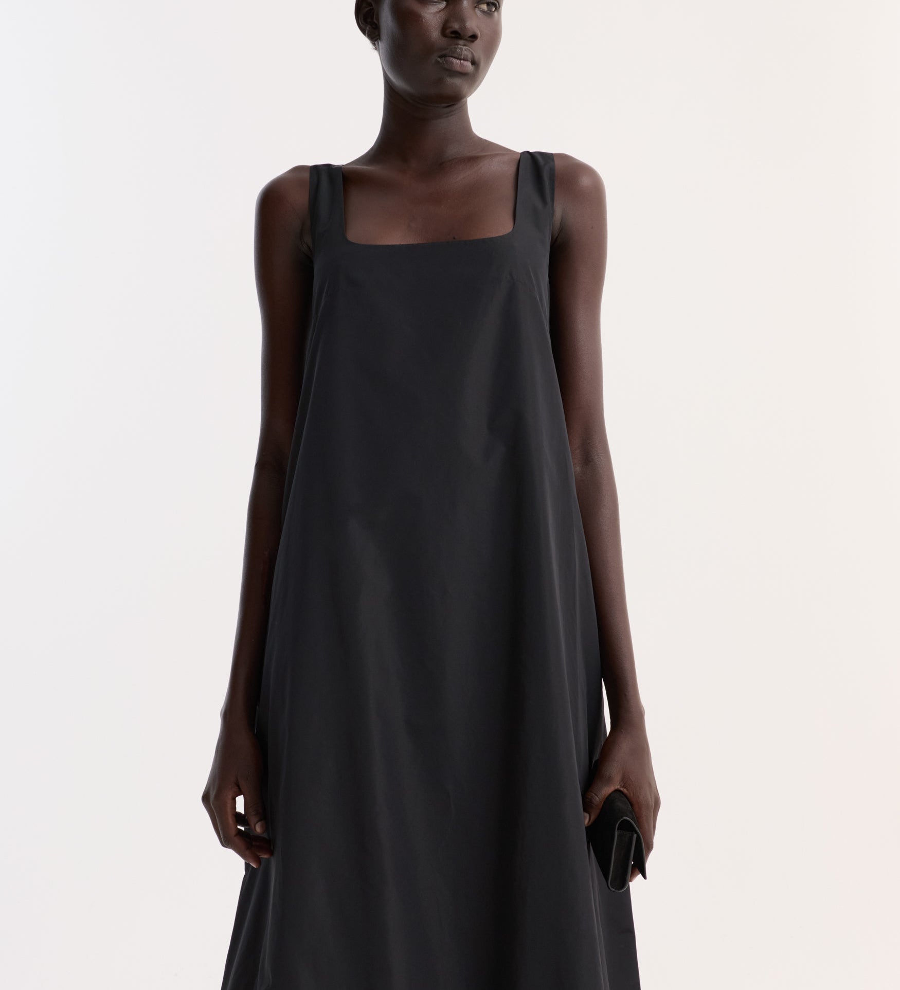 ROHE - Technical volume dress | black