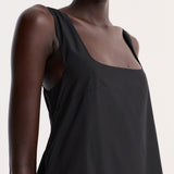 ROHE - Technical volume dress | black