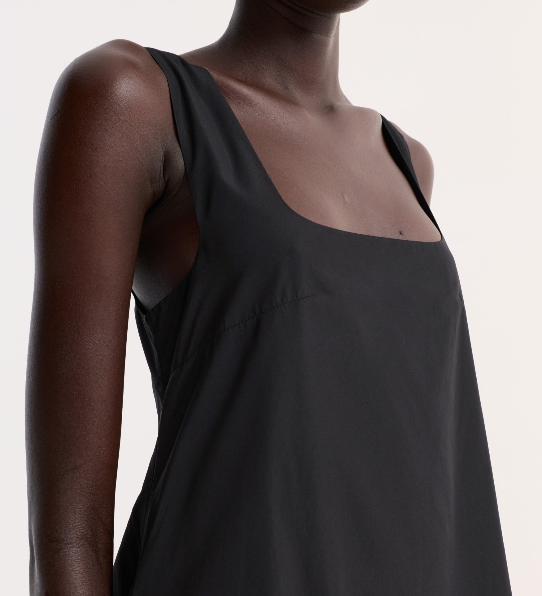 ROHE - Technical volume dress | black