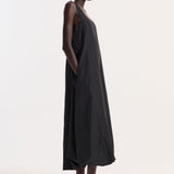 ROHE - Technical volume dress | black