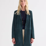 TWP - Easy Car Coat in Luxe Suede