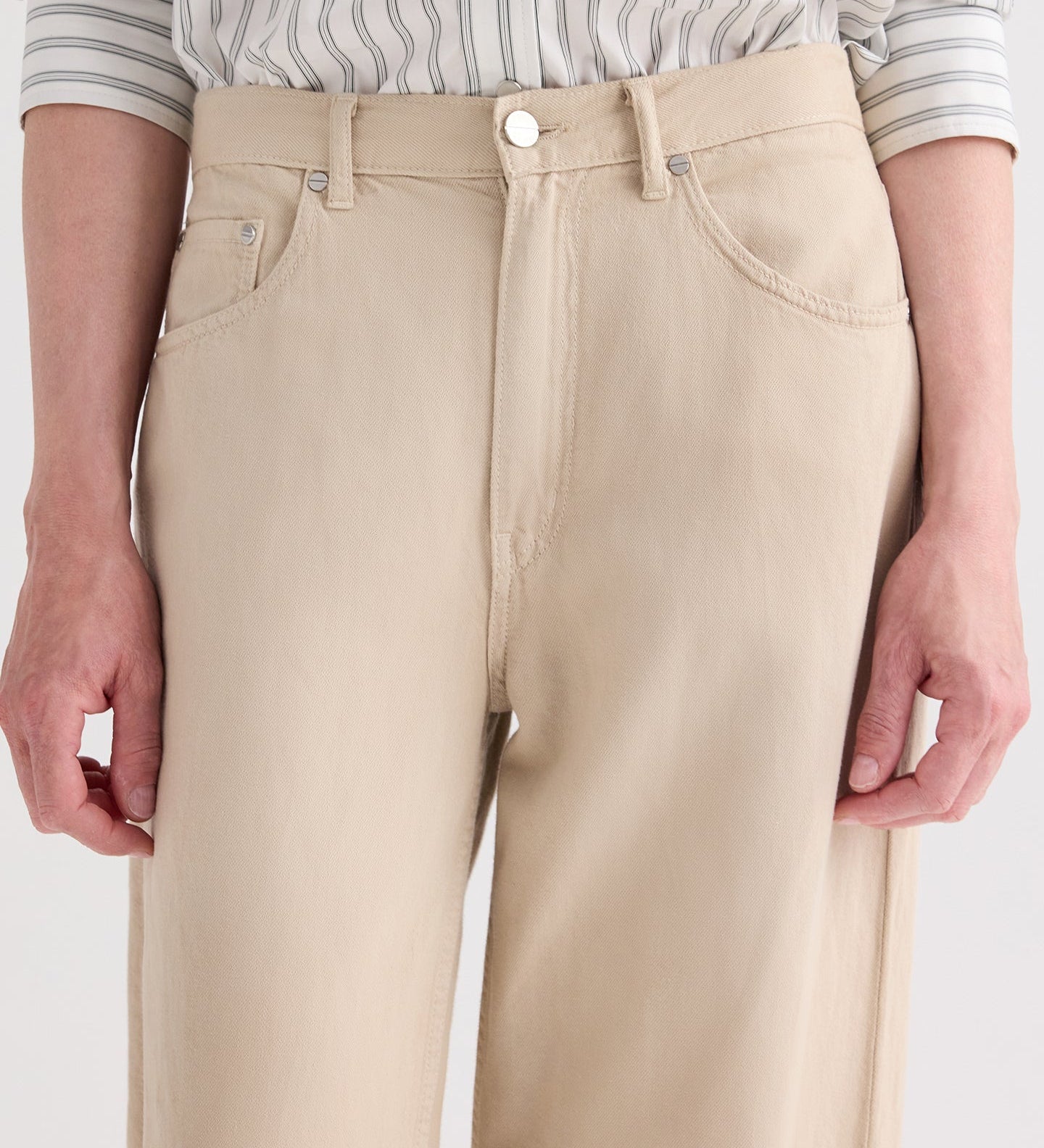 TWP - Song Sung Blue Jean in Sandshell Denim