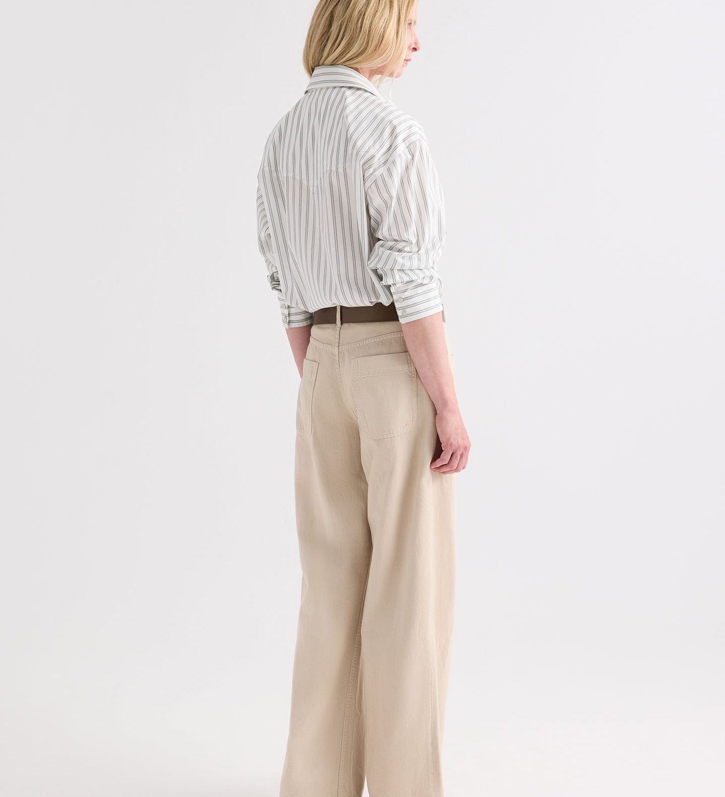 TWP - Song Sung Blue Jean in Sandshell Denim