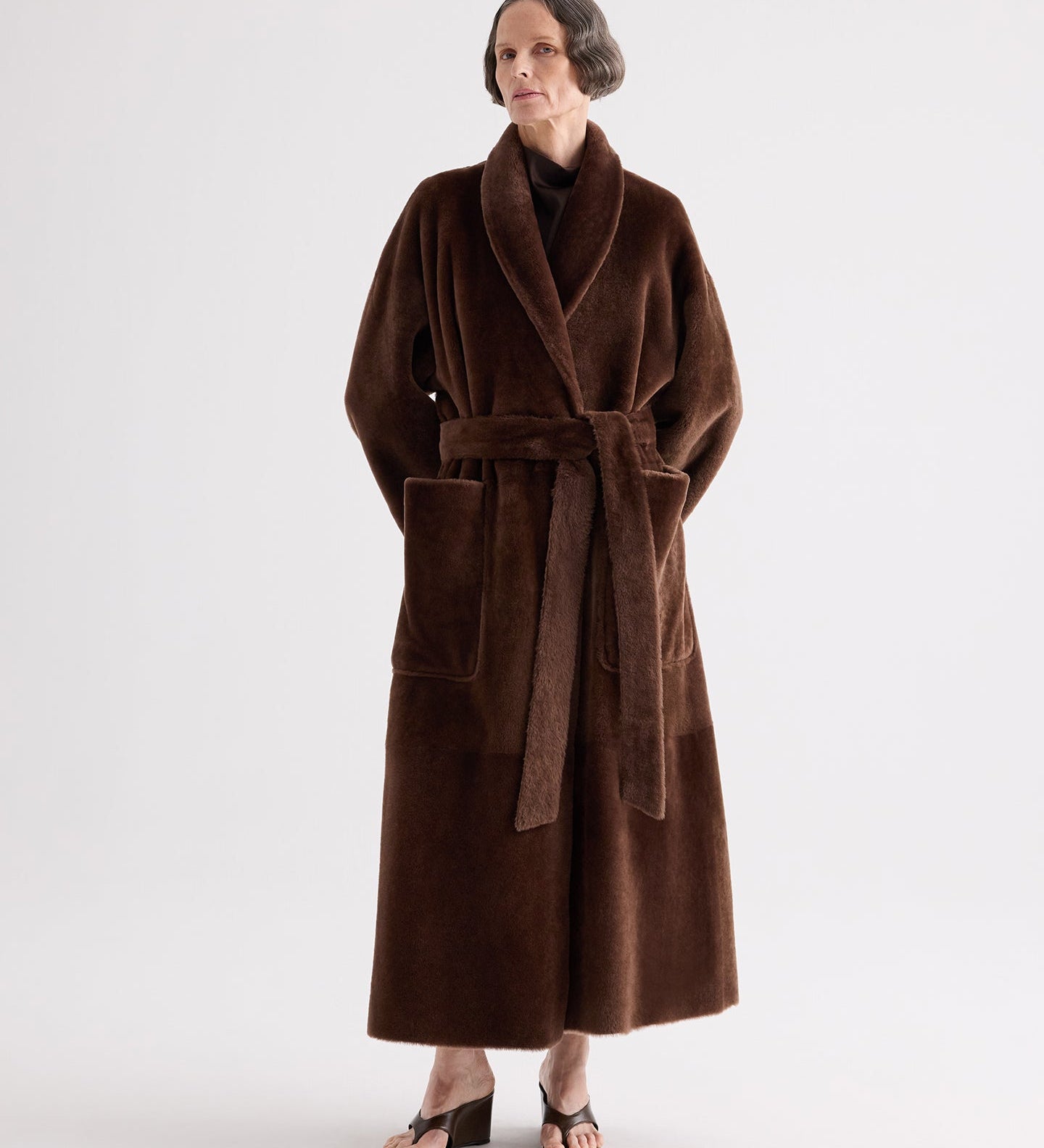 TWP - Reversible Em Coat in Shearling