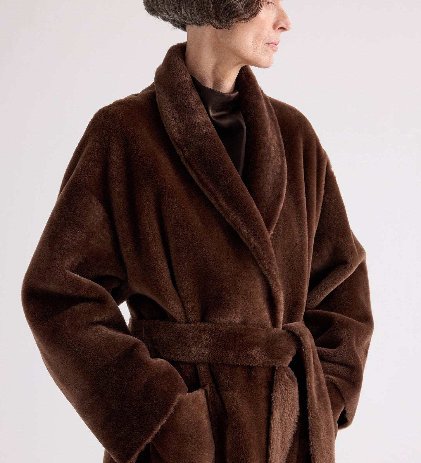 TWP - Reversible Em Coat in Shearling