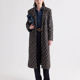 TWP - Crosshatch Leather Mattie Coat in Leather