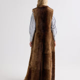 TWP - St Moritz Vest in Gradient Toscana Leather