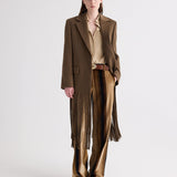 TWP - Mattie Coat with Fringe in Cashmere