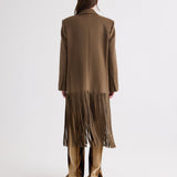 TWP - Mattie Coat with Fringe in Cashmere