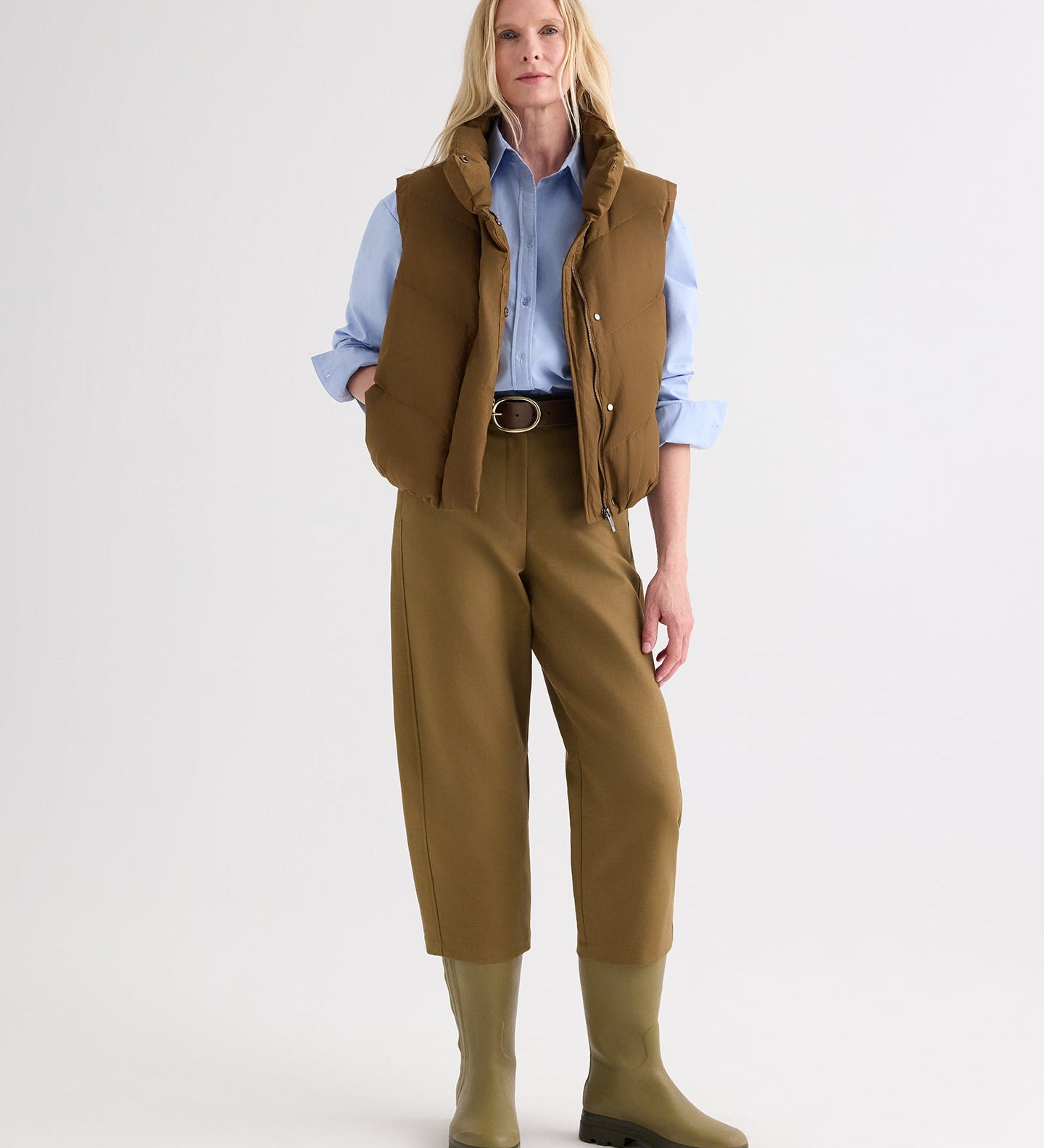 TWP - Puffer Vest in Waterproof Canvas