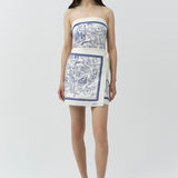 Simkhai - Darbie Linen Bustier Mini Dress