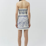 Simkhai - Darbie Linen Bustier Mini Dress