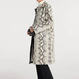 ROHE - Snakeskin leather coat | snakeskin