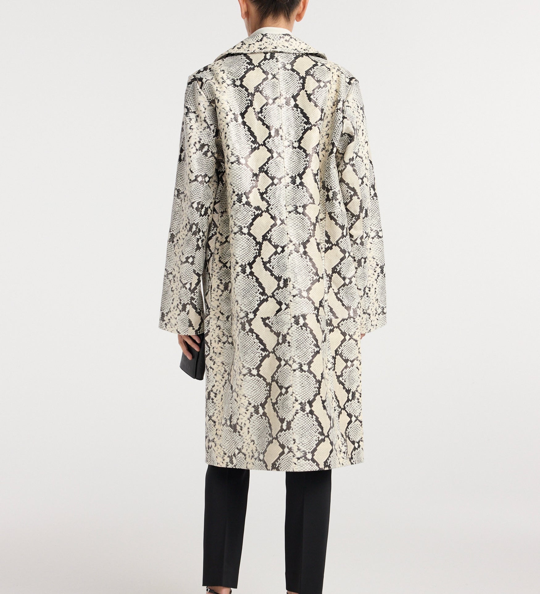 ROHE - Snakeskin leather coat | snakeskin