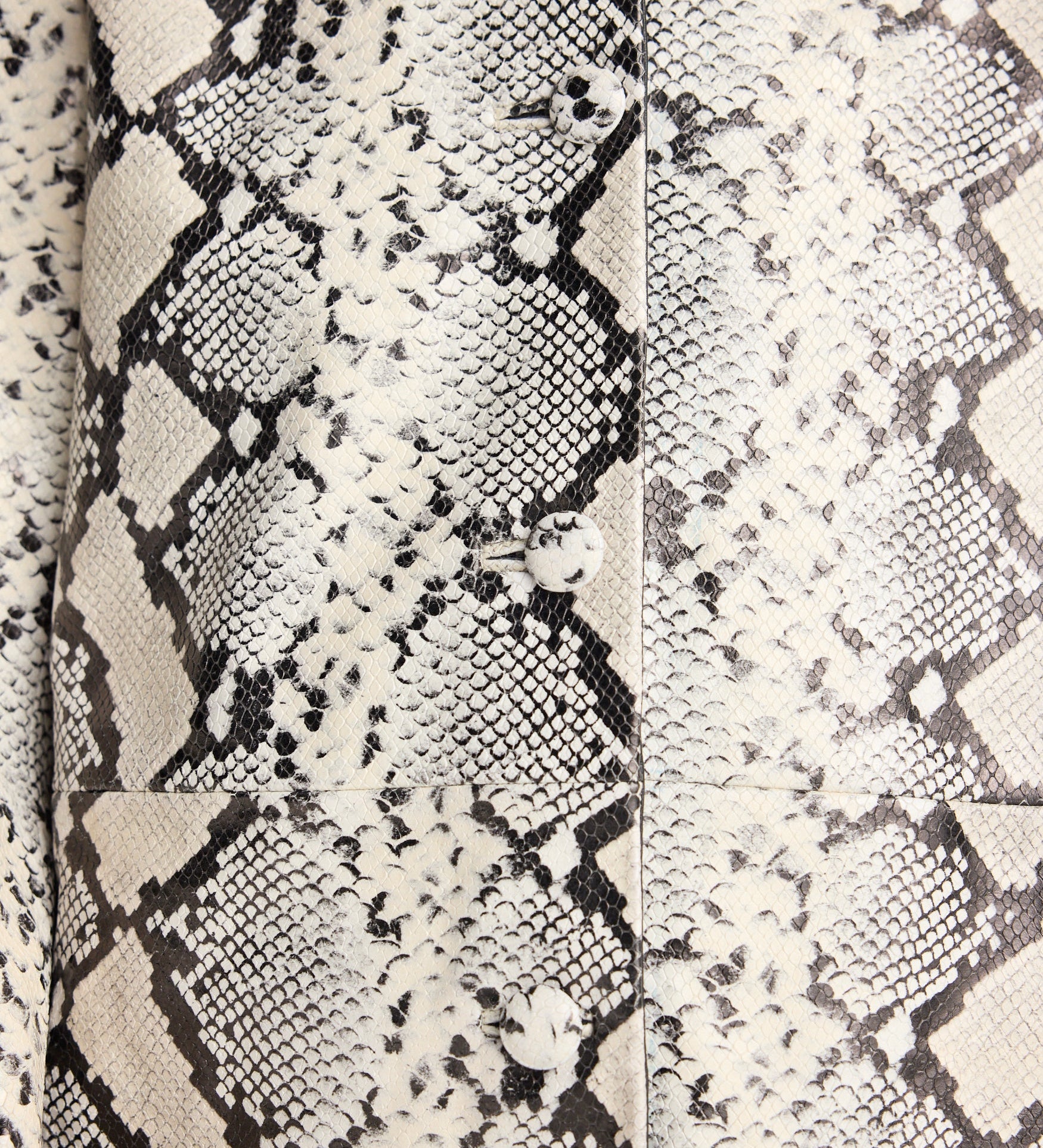 ROHE - Snakeskin leather coat | snakeskin