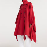 ROHE - Cape trenchcoat | cherry