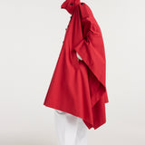 ROHE - Cape trenchcoat | cherry