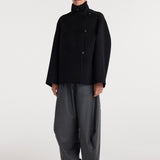 ROHE - Double - faced wool jacket | black