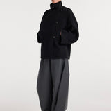 ROHE - Double - faced wool jacket | black