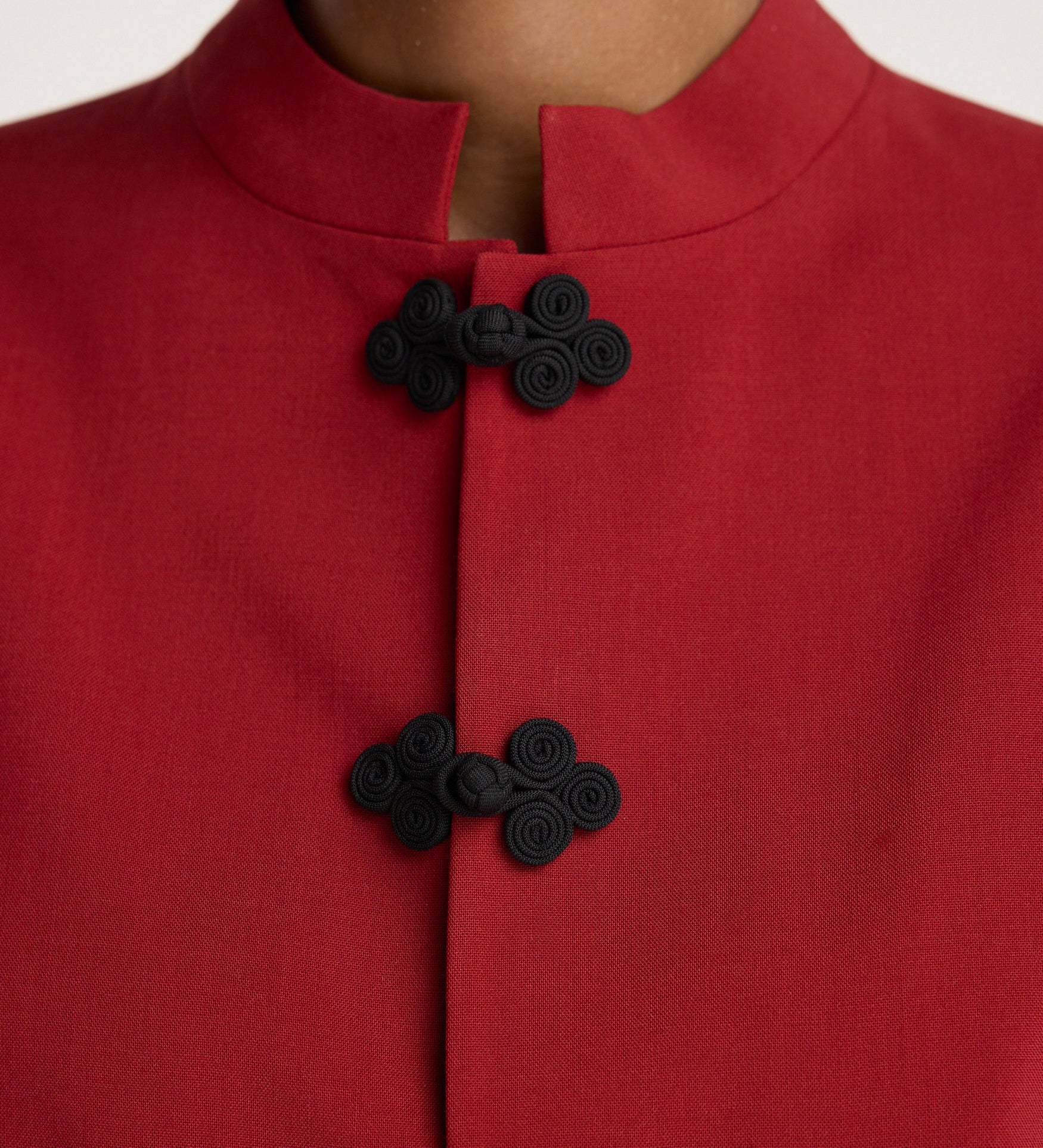 ROHE - Pankou closure jacket | carmine