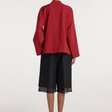 ROHE - Pankou closure jacket | carmine