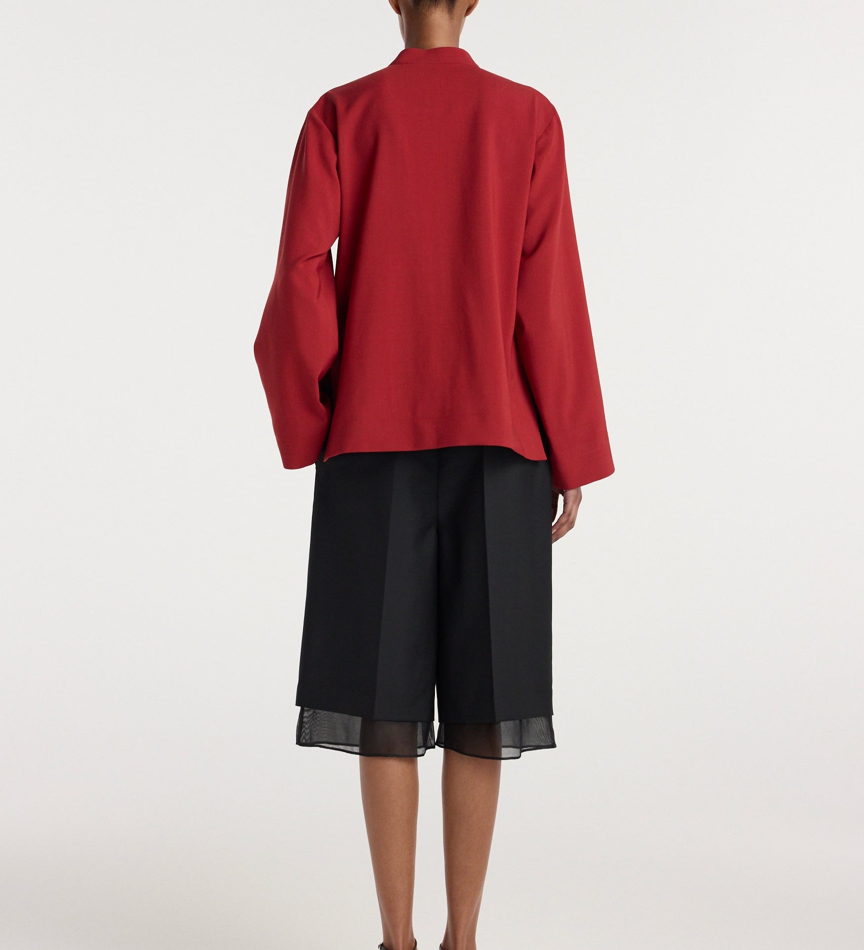 ROHE - Pankou closure jacket | carmine