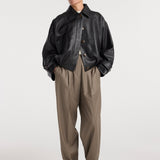 ROHE - Leather blouson jacket | black