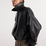 ROHE - Leather blouson jacket | black