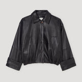 ROHE - Leather blouson jacket | black