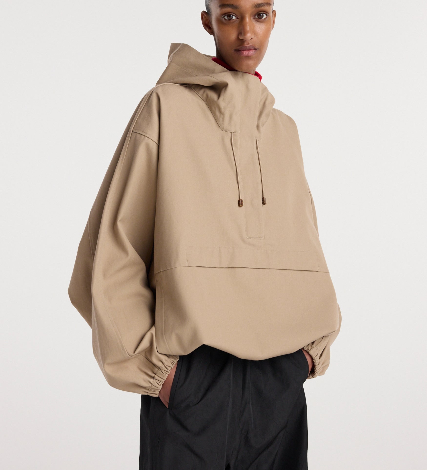 ROHE - Hooded anorak | beige