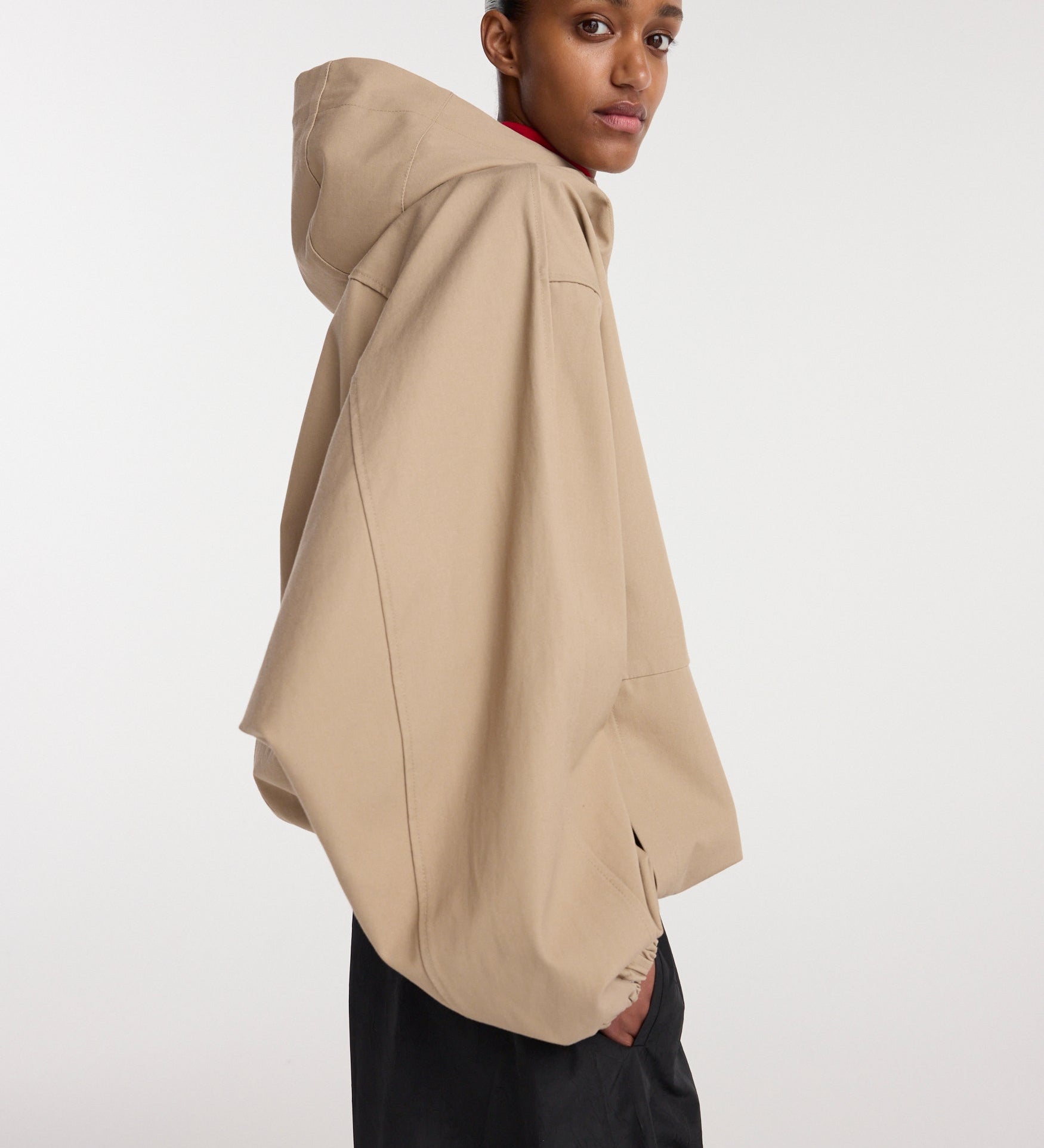 ROHE - Hooded anorak | beige