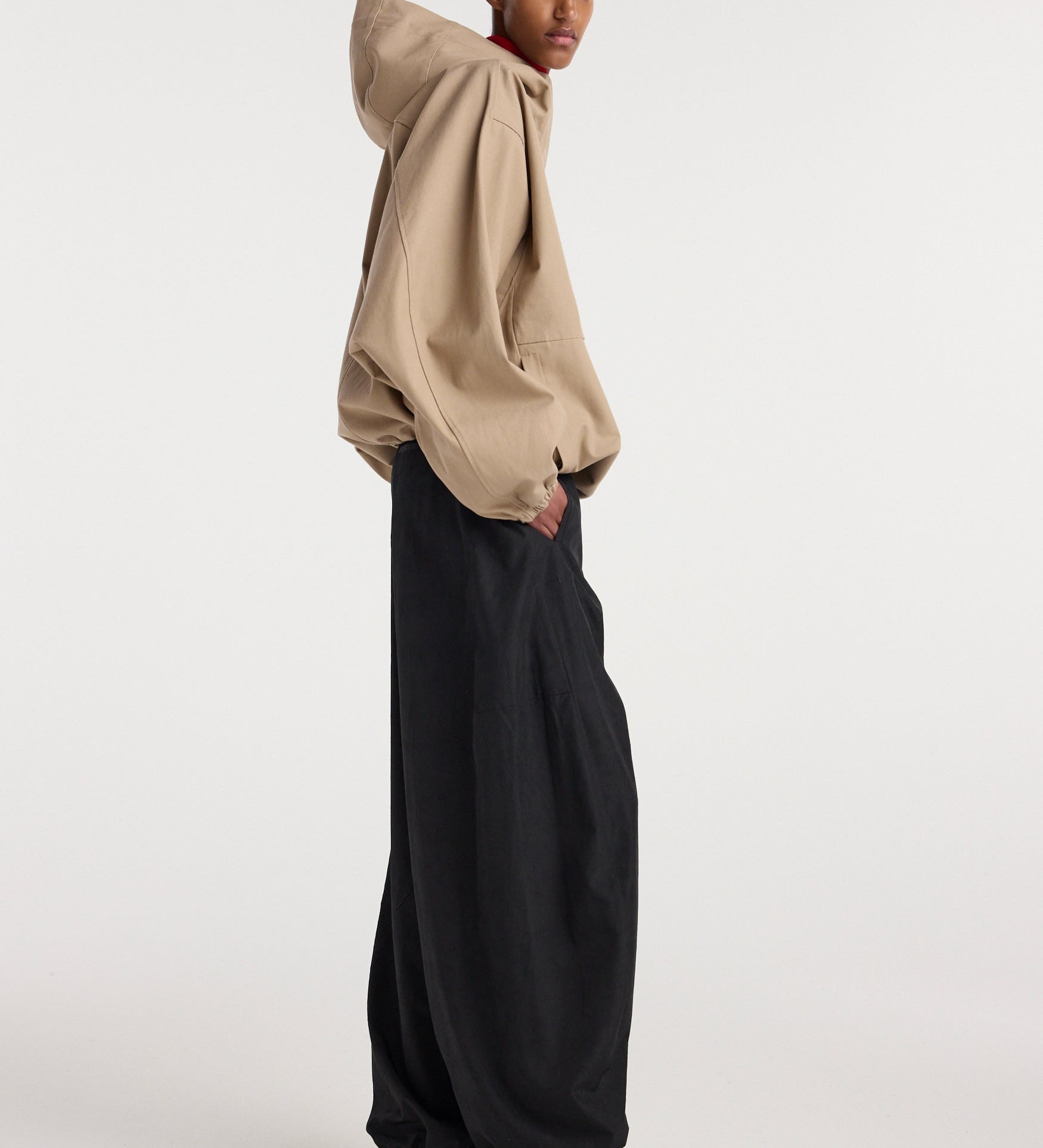 ROHE - Hooded anorak | beige