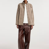 ROHE - Oxford bouclé check shirt | boucle check