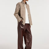 ROHE - Oxford bouclé check shirt | boucle check