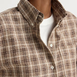 ROHE - Oxford bouclé check shirt | boucle check