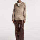 ROHE - Oxford bouclé check shirt | boucle check