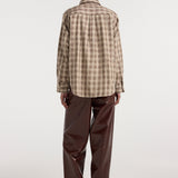 ROHE - Oxford bouclé check shirt | boucle check