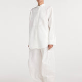 ROHE - Tuxedo shirt | optic white